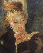 Pierre Renoir Woman Reading  fff France oil painting reproduction